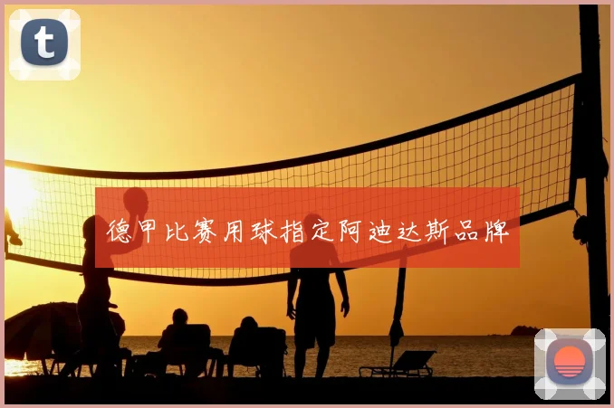 德甲比赛用球指定阿迪达斯品牌