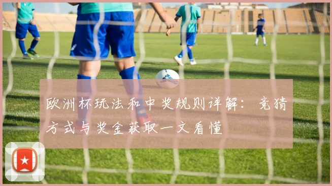 欧洲杯玩法和中奖规则详解：竞猜方式与奖金获取一文看懂