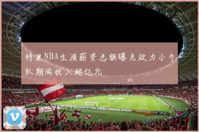 特里NBA生涯薪资总额曝光效力小牛队期间收入超亿元