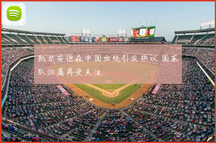 凯尔安德森中国血统引发热议 国家队归属再受关注