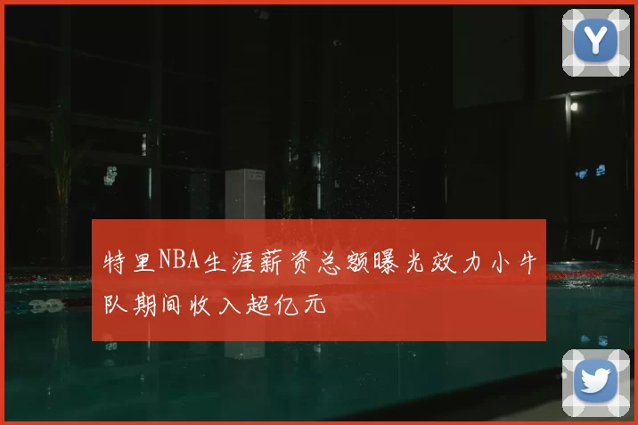 特里NBA生涯薪资总额曝光效力小牛队期间收入超亿元